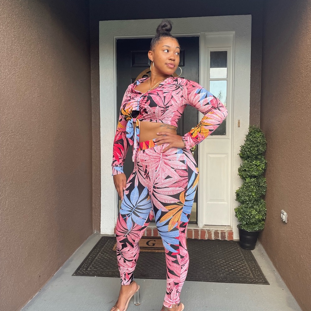 Floral Legging Set - Picture 6 of 7